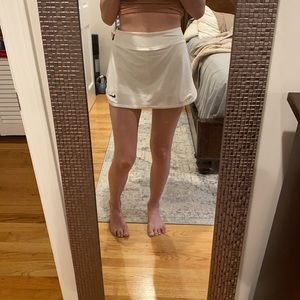 Nike White Tennis Skirt